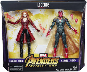 Hasbro Marvel Legends Toys R Us Exclusive Avengers Infinity War 2-Pack Vision and Scarlet Witch