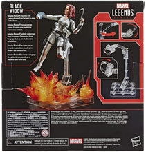 Black Widow Marvel Legends 6-Inch Deluxe White Costume Action Figure with Stand