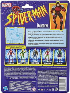 Spider-Man Hasbro Marvel Legends Series 6-inch Collectible Daredevil Action Figure Toy Retro Collection