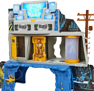 BATMAN 3-in-1 Batcave Playset with Exclusive 4-inch Action Figure and Battle Armor