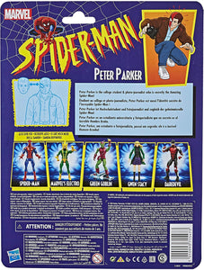 Spider-Man Hasbro Marvel Legends Series 6-inch Collectible Peter Parker Action Figure Toy Retro Collection