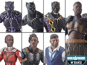 Black Panther Marvel Legends Wave 2 Set of 6 Figures (M'Baku BAF)