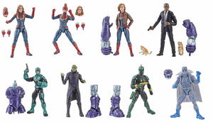 Captain Marvel Marvel Legends Kree Series Set of 7 Action Figures