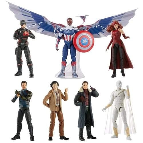 Avengers 2021 Marvel Legends FULL SET  U.S. Agent | Baron Zemo | Scarlet Witch | Winter Soldier |The Vision | Loki | Captain America