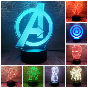 Marvel LED Night Light Collection
