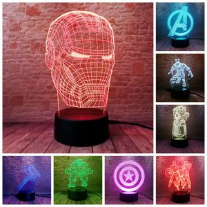 Marvel LED Night Light Collection