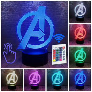 Marvel LED Night Light Collection