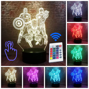 Marvel LED Night Light Collection