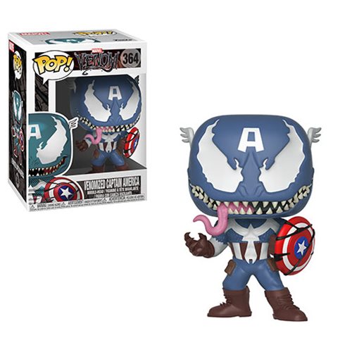 Marvel Venom Venomized Captain America Pop! Vinyl Figure #364