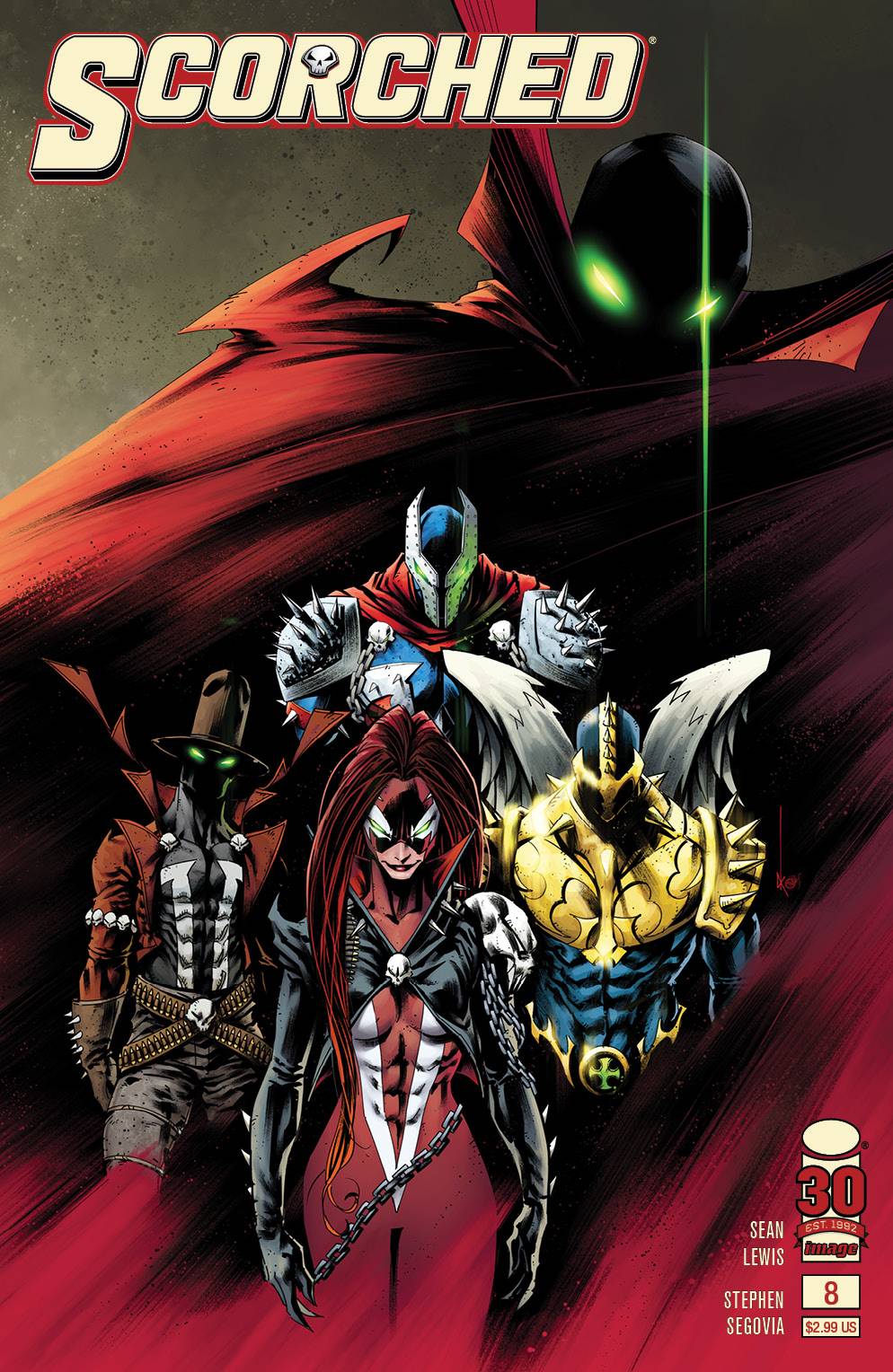 Spawn Scorched #8 Cover B - Kevin Keane