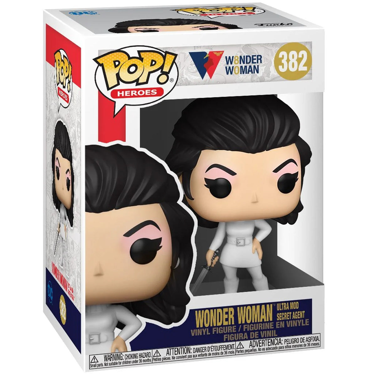 Wonder Woman 80th Anniversary Ultra Mod Secret Agent (1968) Pop! Vinyl Figure