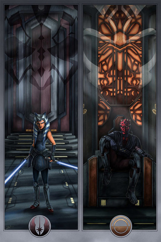 Face Off On Mandalore Art Print by ACME Archives