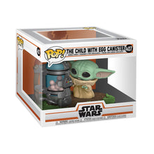 Star Wars: The Mandalorian The Child with Egg Canister Deluxe Pop Vinyl Figure