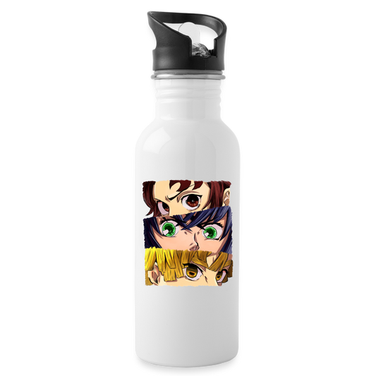 The 'Demon Slayer' Trio Water Bottle - white