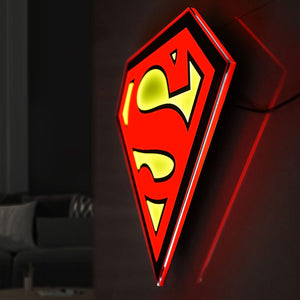 Superman LED Logo Light